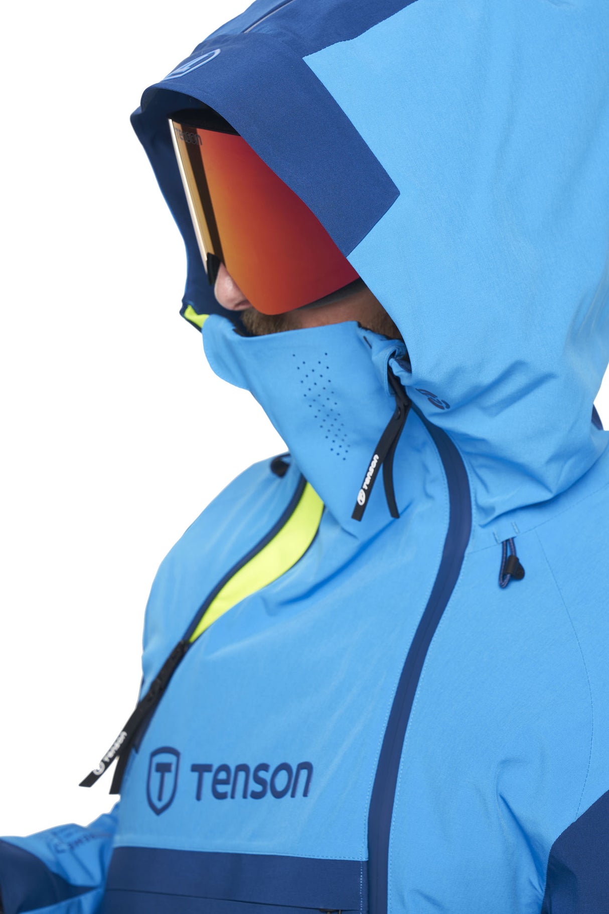 Tenson Aerismo JackoRak Men Anorak Skijakke Herre - Blue -