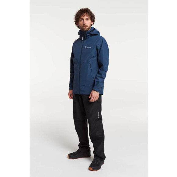 Tenson Winga Rain Jacket Men Regnjakke Herre - Dark Blue -