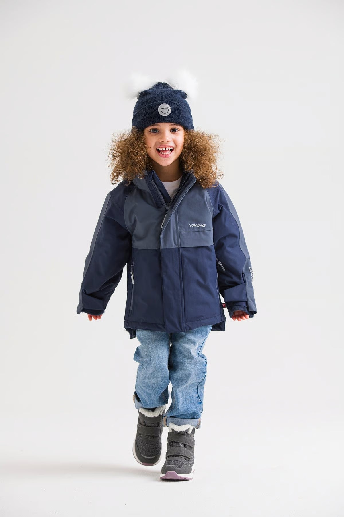 Viking Play Winter Jacket Thermal Vinterjakke Børn - Navy -