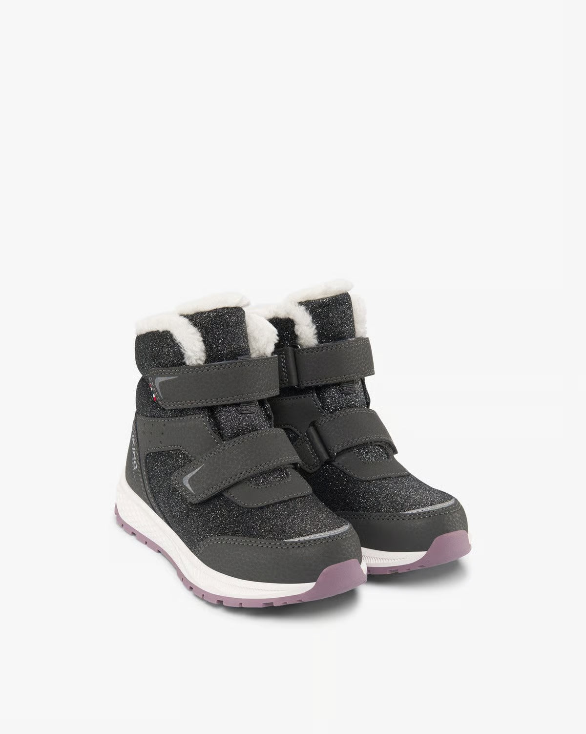 Viking Equip Warm WP 2V Vinterstøvler Børn - Charcoal/Dusty Pink -