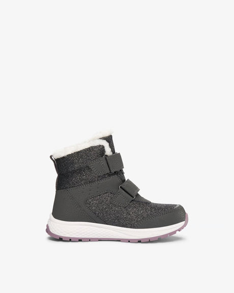 Viking Equip Warm WP 2V Vinterstøvler Børn - Charcoal/Dusty Pink -
