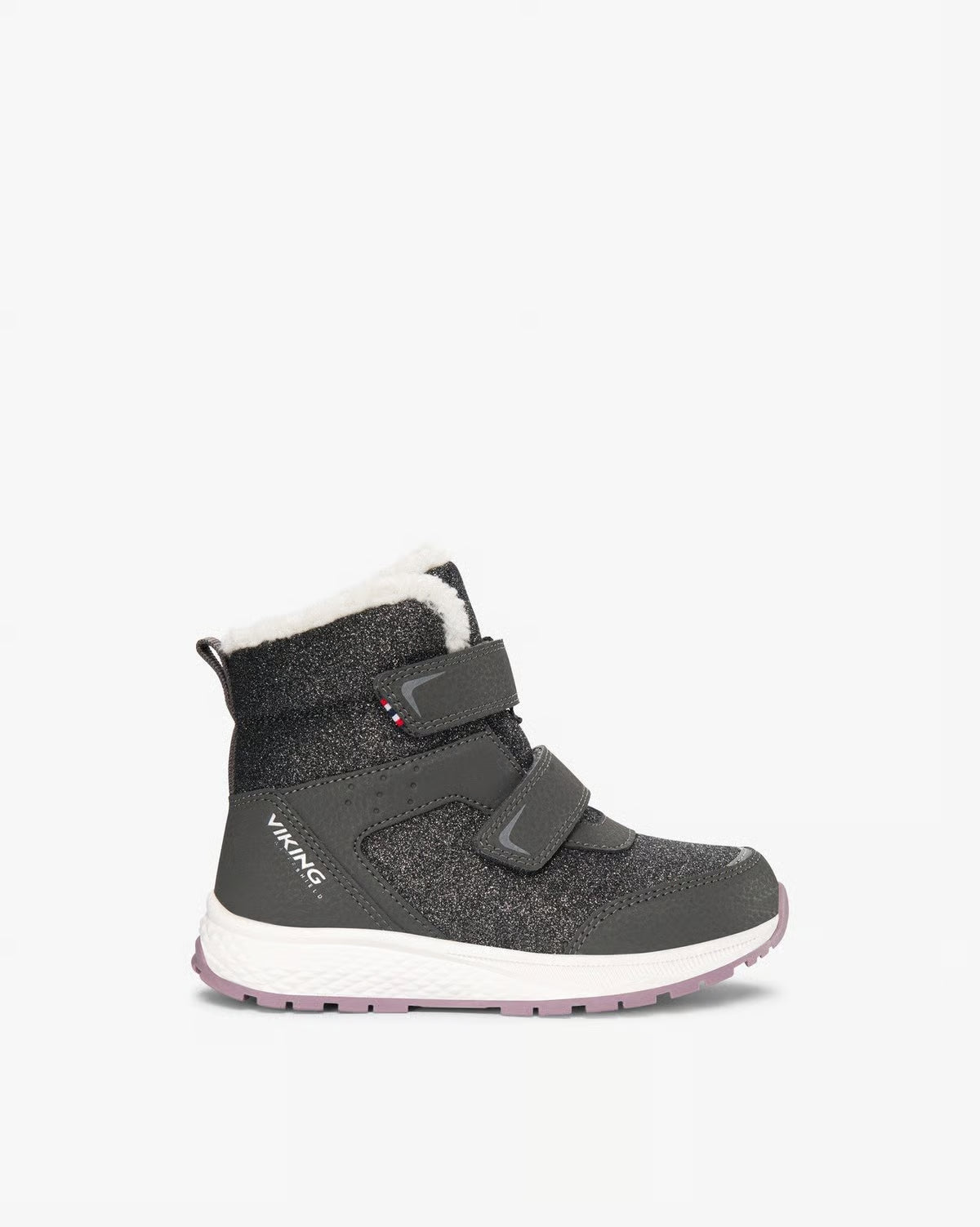 Viking Equip Warm WP 2V Vinterstøvler Børn - Charcoal/Dusty Pink - Charcoal Dusty Pink