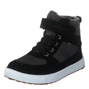 Viking Lucas Warm WP 1V Sneakers Børn - Black Charcoal