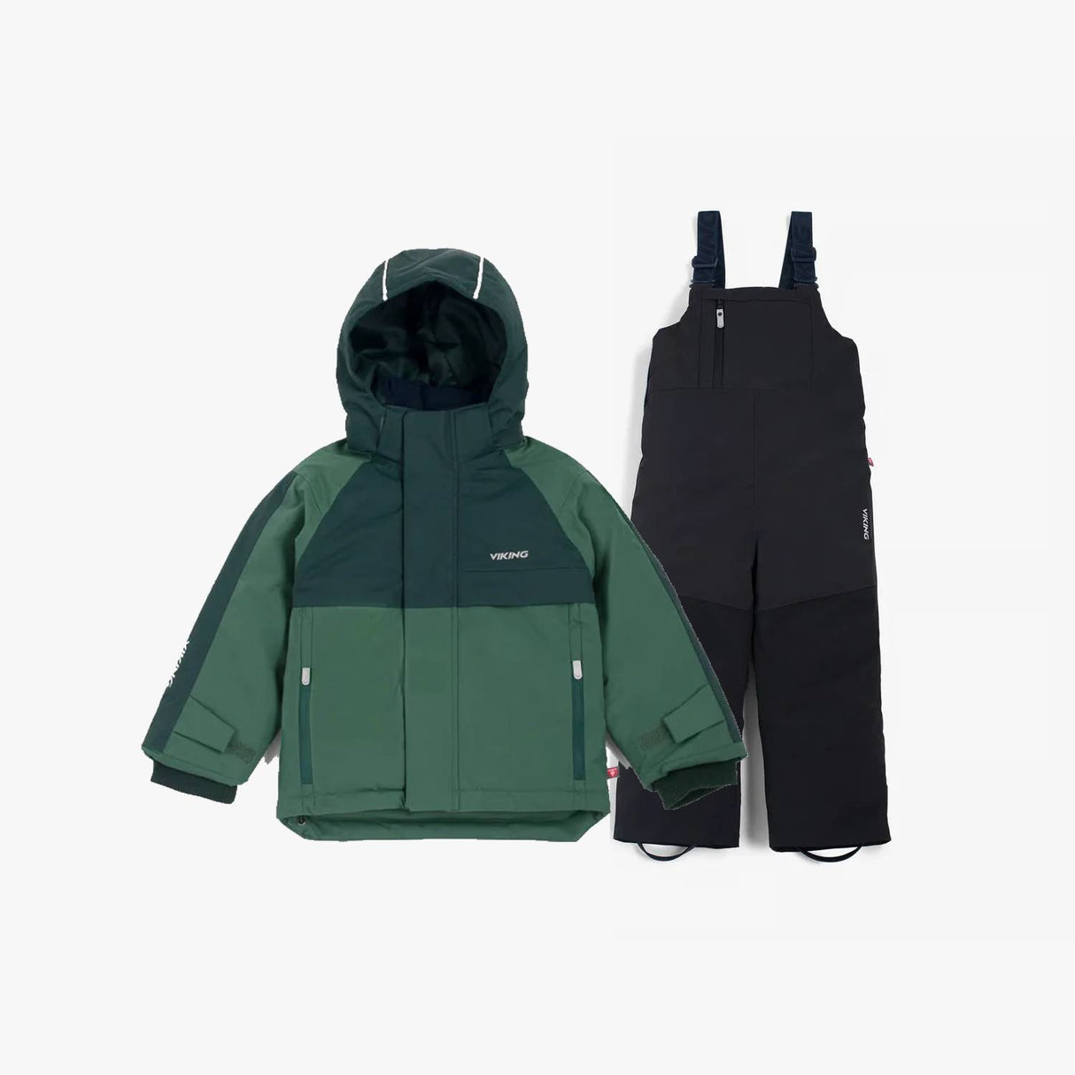 Viking Play Winter Thermal Skisæt Børn - Dark Green / Black - 140 cm 10 år