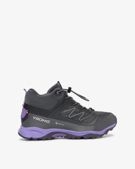 Viking Tind Mid GTX Junior Vandresko Børn - Charcoal Violet