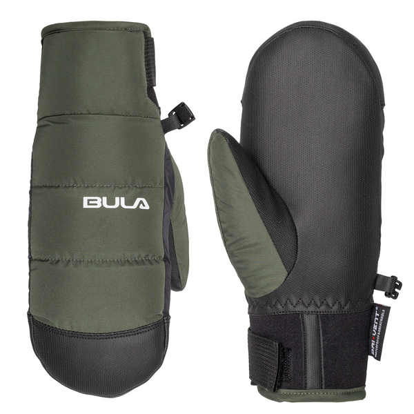 Bula Bula Piste Mittens Jr Vanter Børn - Dark Olive - Dark Olive