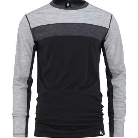 Bula Retro Wool Crew Skiundertrøje Herre - Black