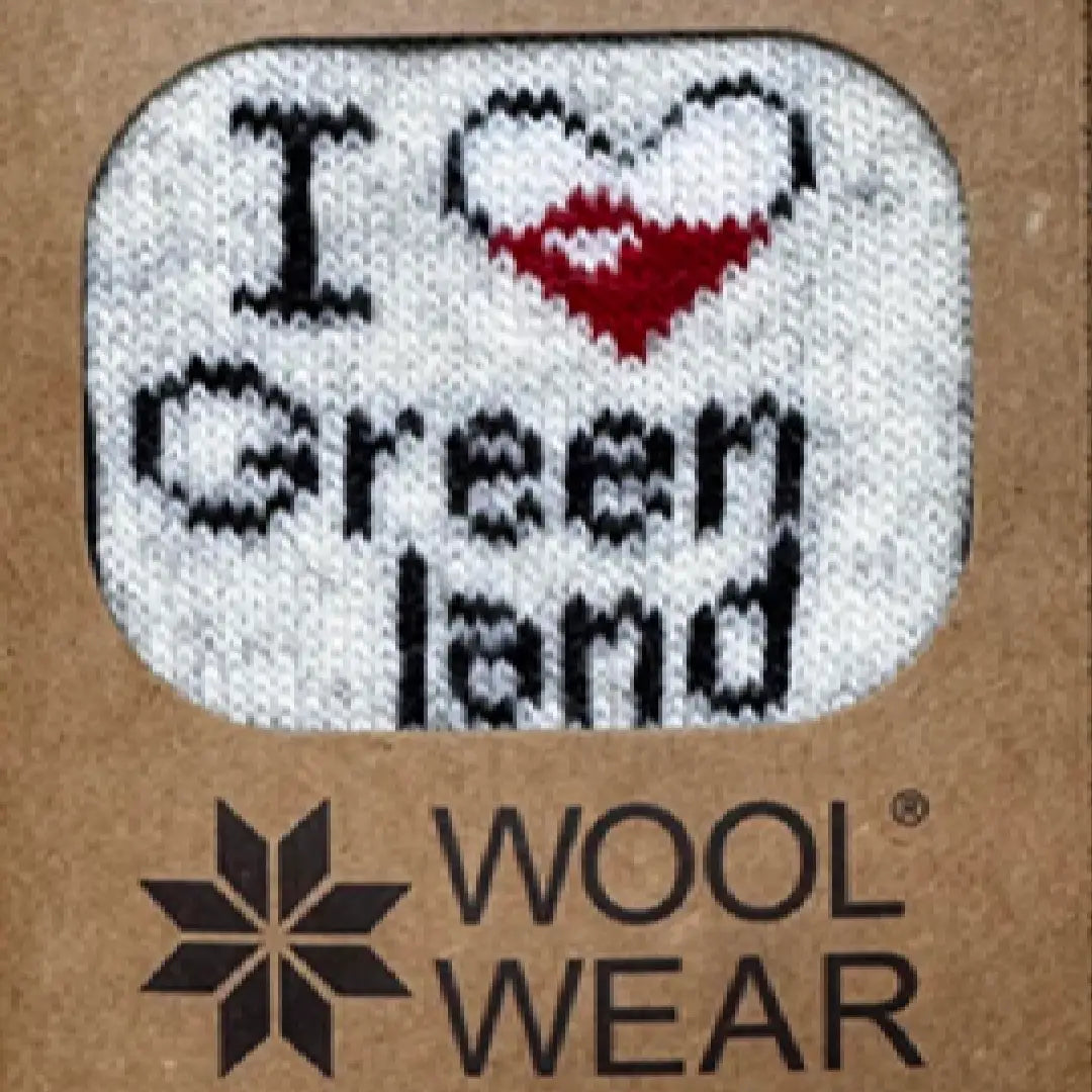 Woolwear Uldsokker - I love Greenland - 3-pak -
