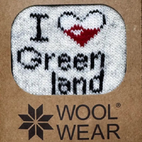 Woolwear Uldsokker - I love Greenland - 3-pak -