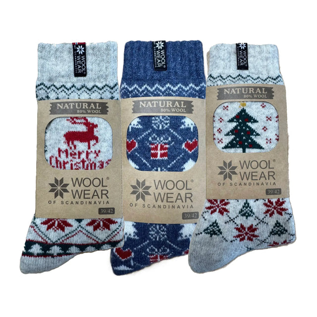 Woolwear Julesokker 3-pak - 43-46