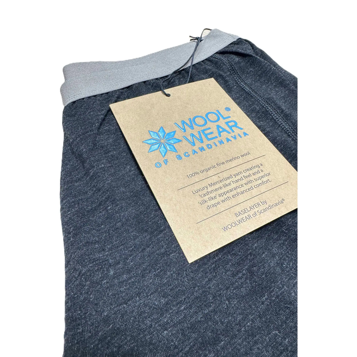 Woolwear Unisex Skiundertøj Sæt i 100% Merinould Dame/Herre - Antilope/Koksgrå Melange -