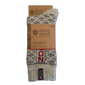 Woolwear Ragsokker "Norway" 80% Uld - Grey