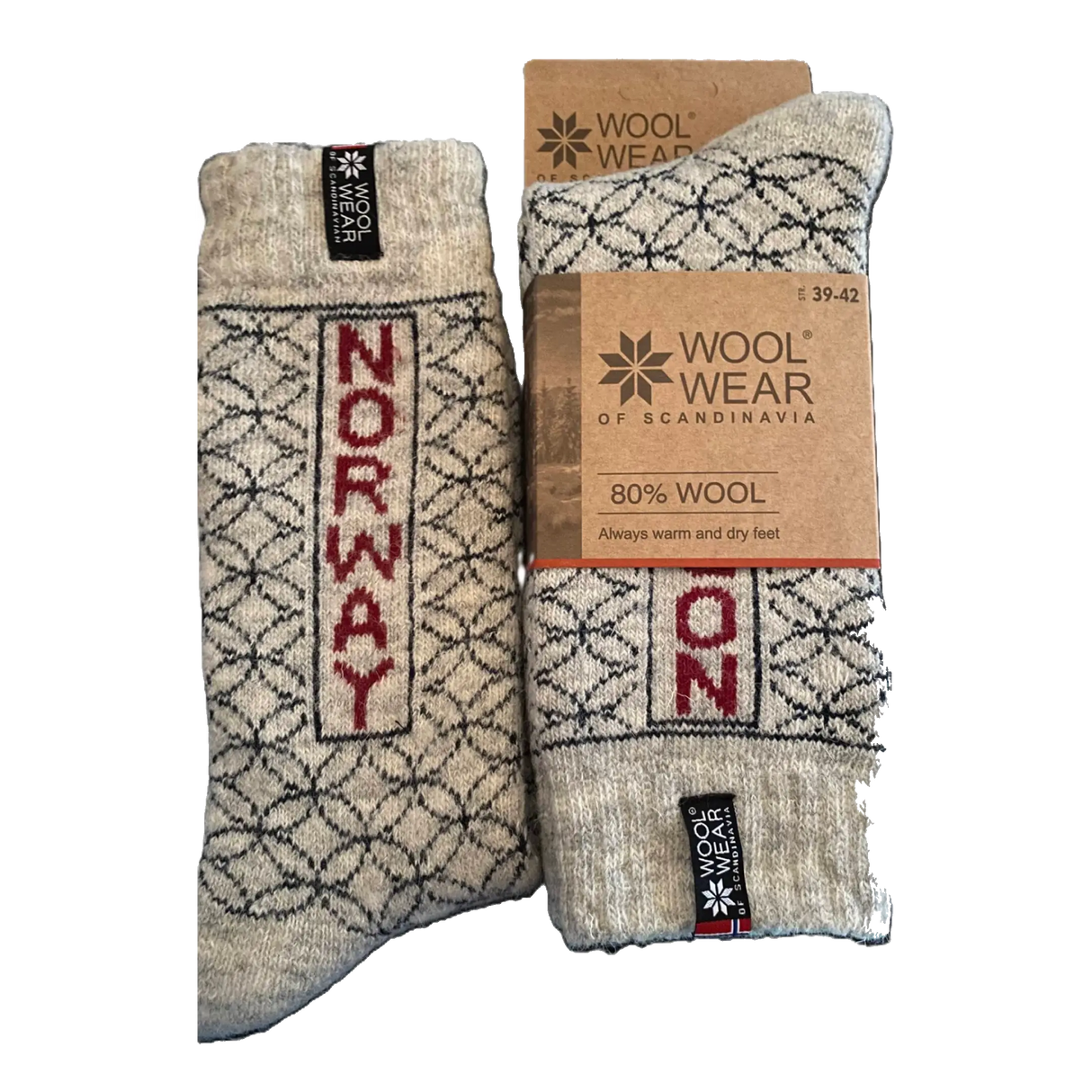 Woolwear Ragsokker "Norway" 80% Uld -