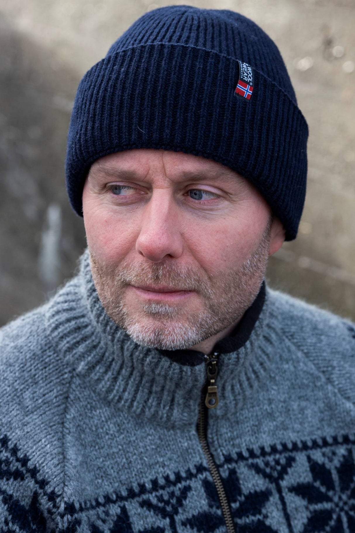 Woolwear Jurmo Strikhue - Navy - Navy One-size