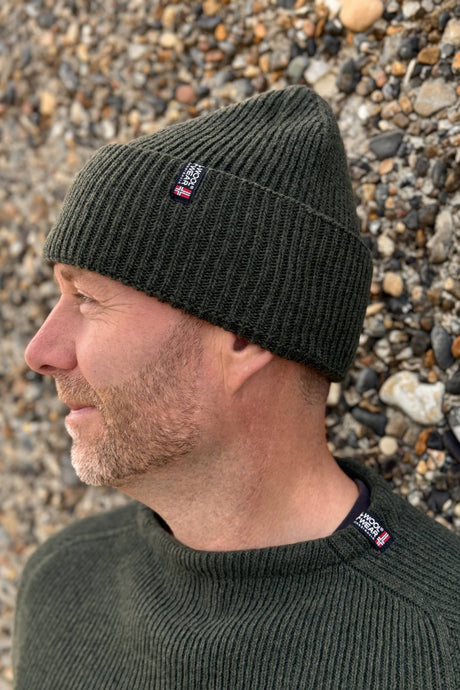 Woolwear Jurmo Strikhue - Pine Green - Pine Green One-size