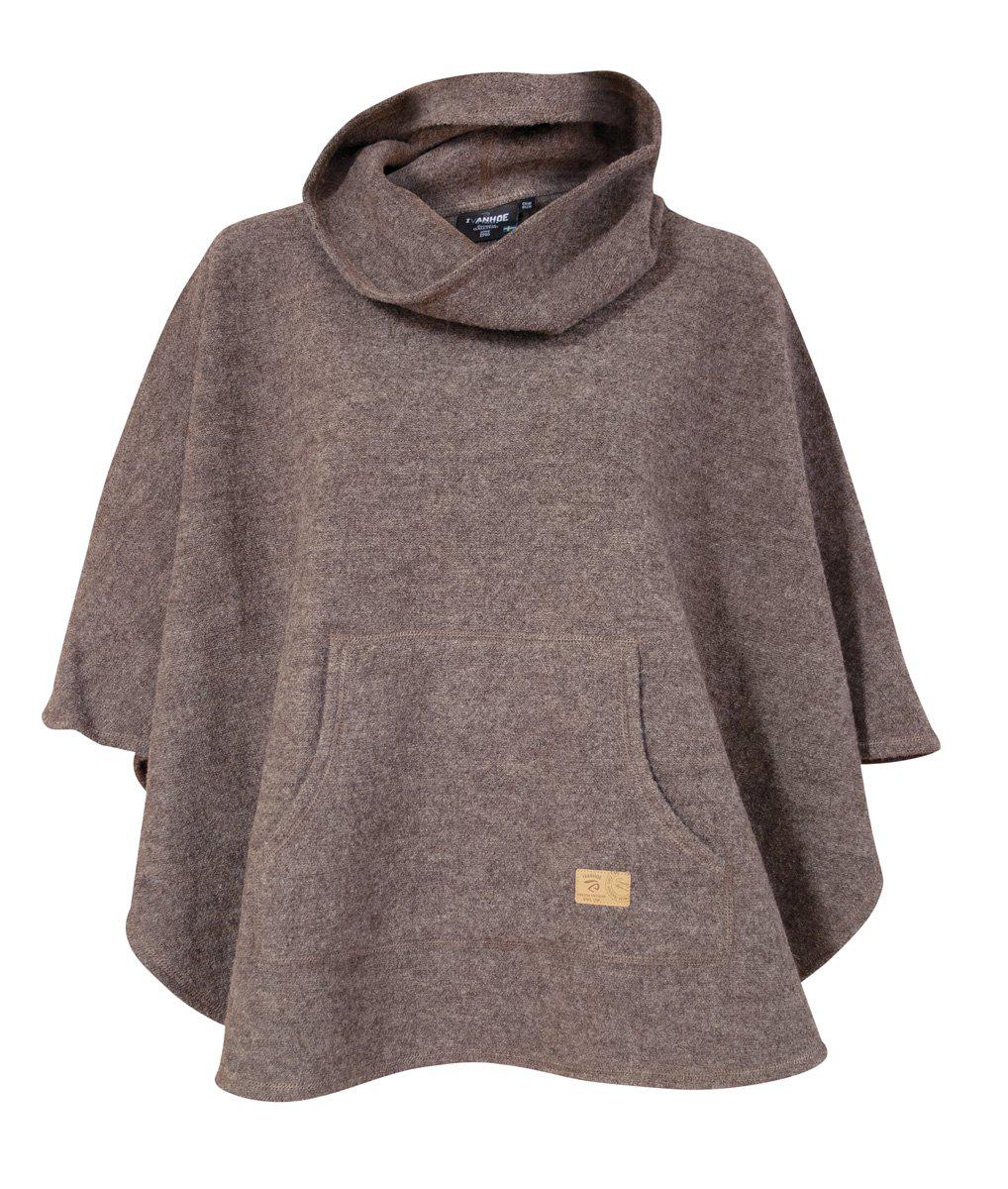 Ivanhoe of Sweden NLS Humla Poncho Dame - Nutmeg Onesize
