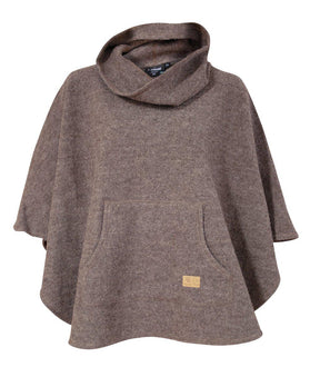 Ivanhoe of Sweden NLS Humla Poncho Dame - Nutmeg Onesize