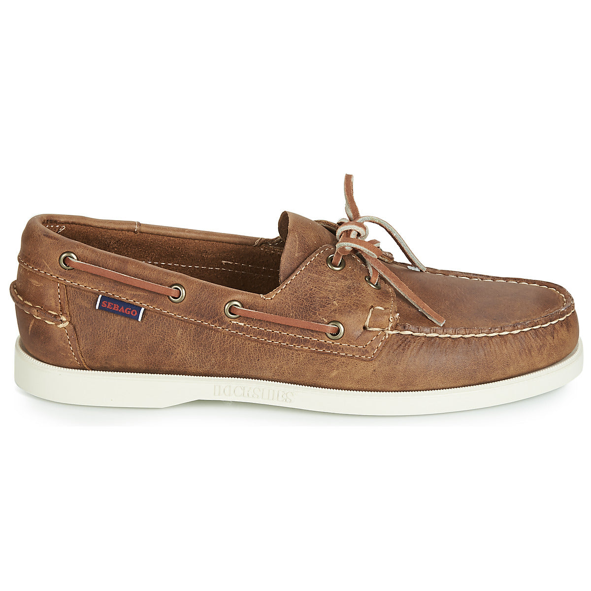 Sebago Docksides Portland Crazy H - Brown Tan