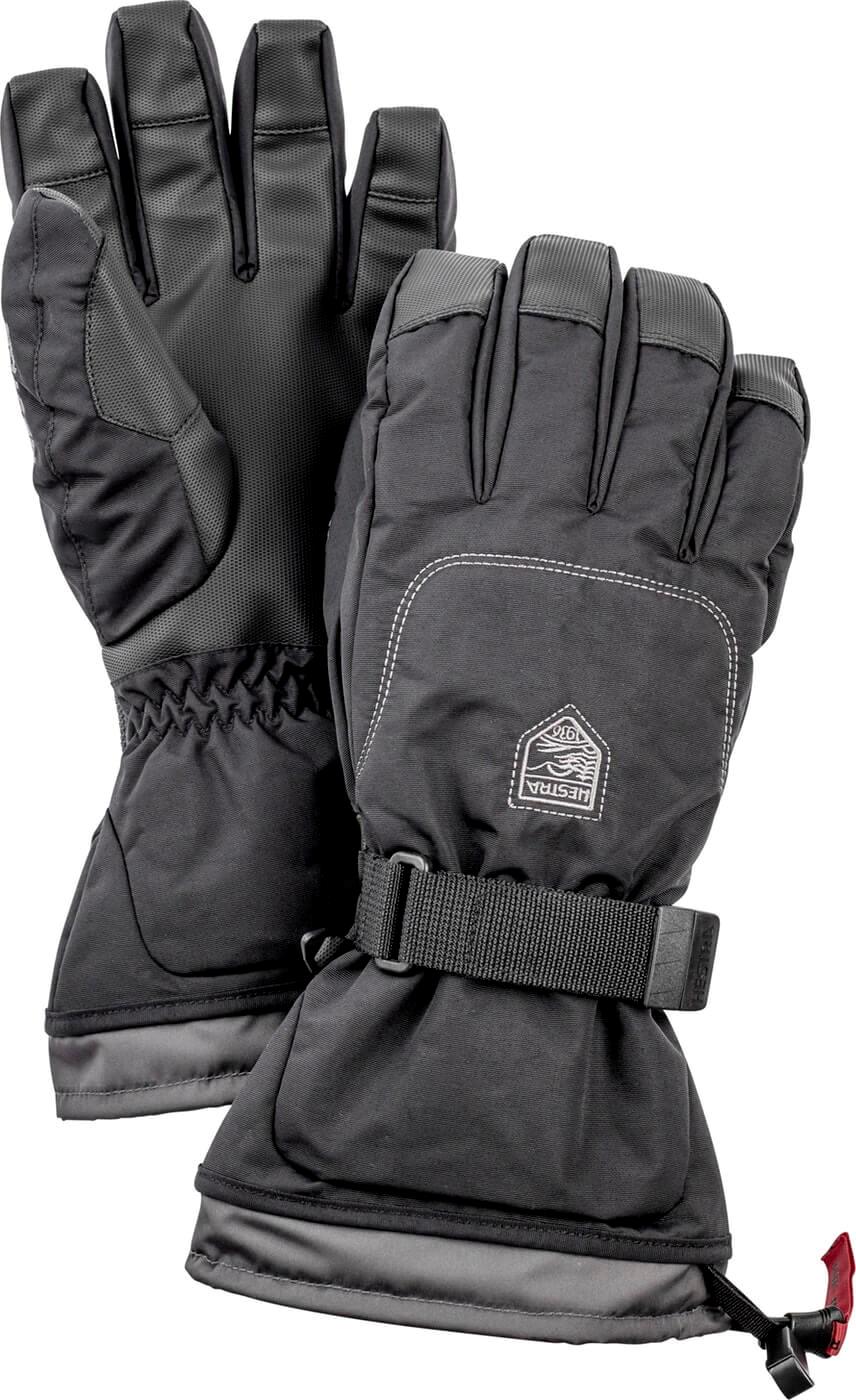 Hestra Gauntlet Sr 5-finger Skihandsker Dame / Herre - Black - Black