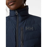 Helly Hansen W HP Hybrid Insulator Jakke - Navy Med Sort Logo -