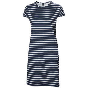 Helly Hansen Women's Thalia Summer Dress 2.0 Kjole Dame - Navy Stripe - Navy Stripe