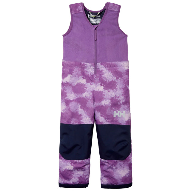 Helly Hansen Kids' Vertical Insulated Bib Pants Skibukser Børn - Crushed Grape - Crushed Grape