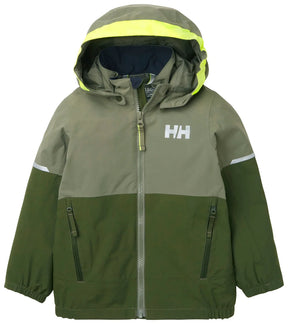 Helly Hansen Kids’ Sogn Shell Jacket Jakke Børn - Lav Green - Lav Green 104 cm 4 år