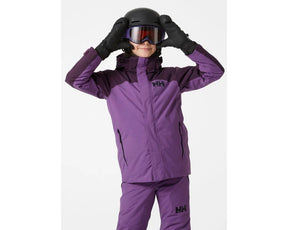 Helly Hansen Juniors' Level Ski Jacket Skijakke Børn - Crushed Grape - Crushed Grape