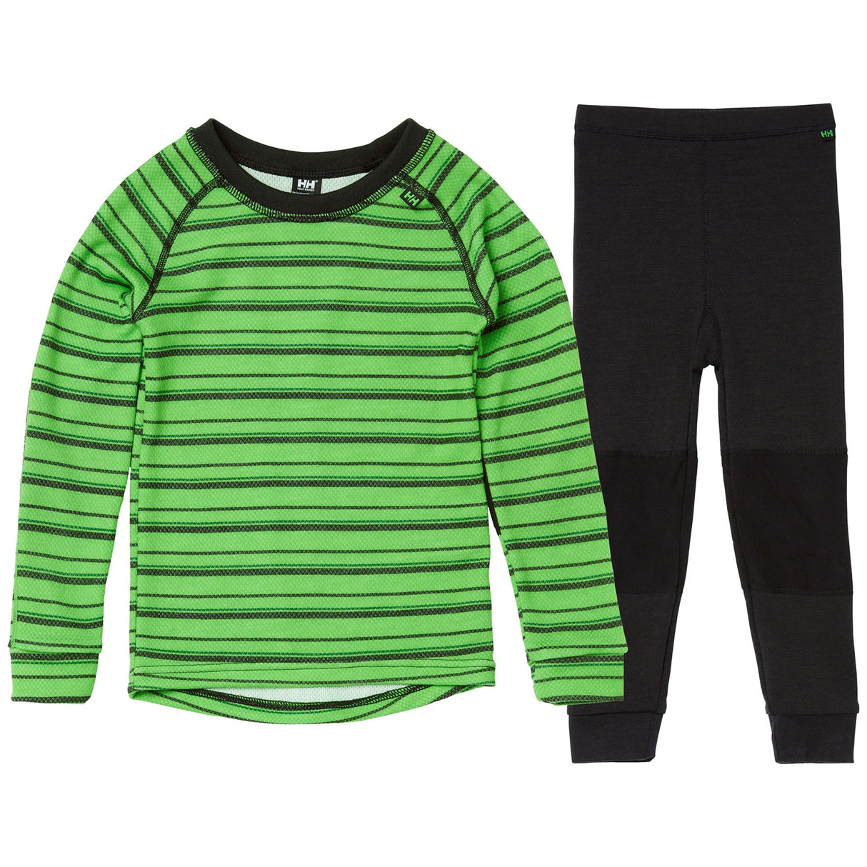 Helly Hansen Kids' HH Graphic LIFA® Merino Base Layer Set Skiundertøj Børn - Clover