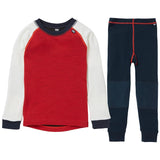 Helly Hansen Kids' HH LIFA® Merino Base Layer Set Skiundertøj Børn - 598 Navy