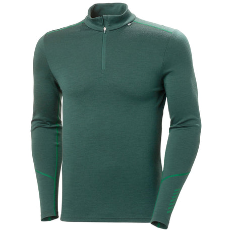 Helly Hansen Men's LIFA® Merino Midweight Half-zip Base Layer Skiundertrøje Herre - Darkest Spruce