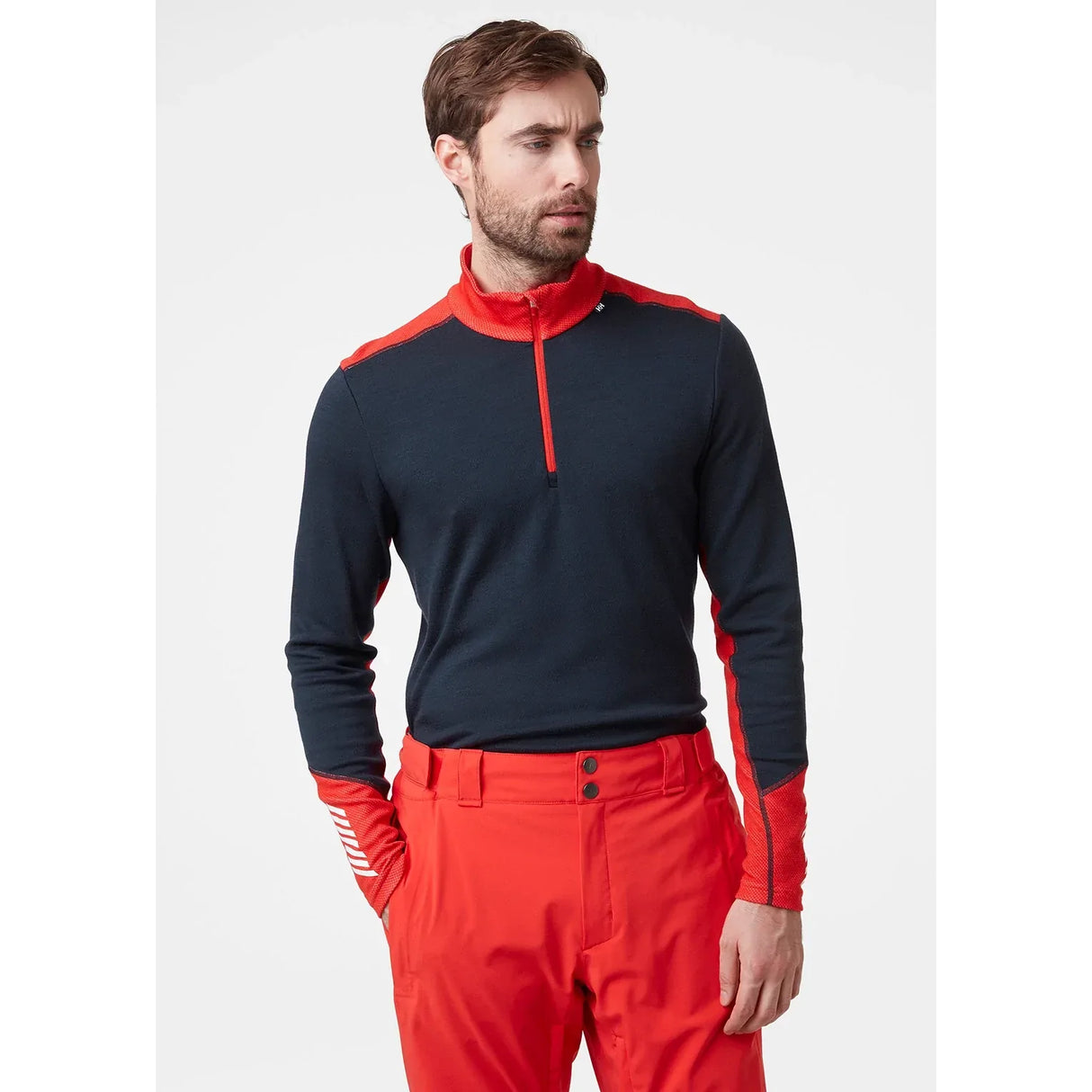 Helly Hansen Men's LIFA® Merino Midweight Half-zip Base Layer Skiundertøj Herre