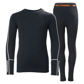 Helly Hansen Juniors' LIFA® Merino Midweight Base Layer Set Skiundertøj Børn - Navy - Navy