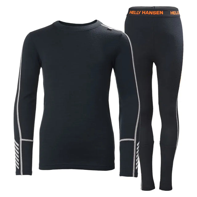 Helly Hansen Juniors' LIFA® Merino Midweight Base Layer Set Skiundertøj Børn - Navy - Navy