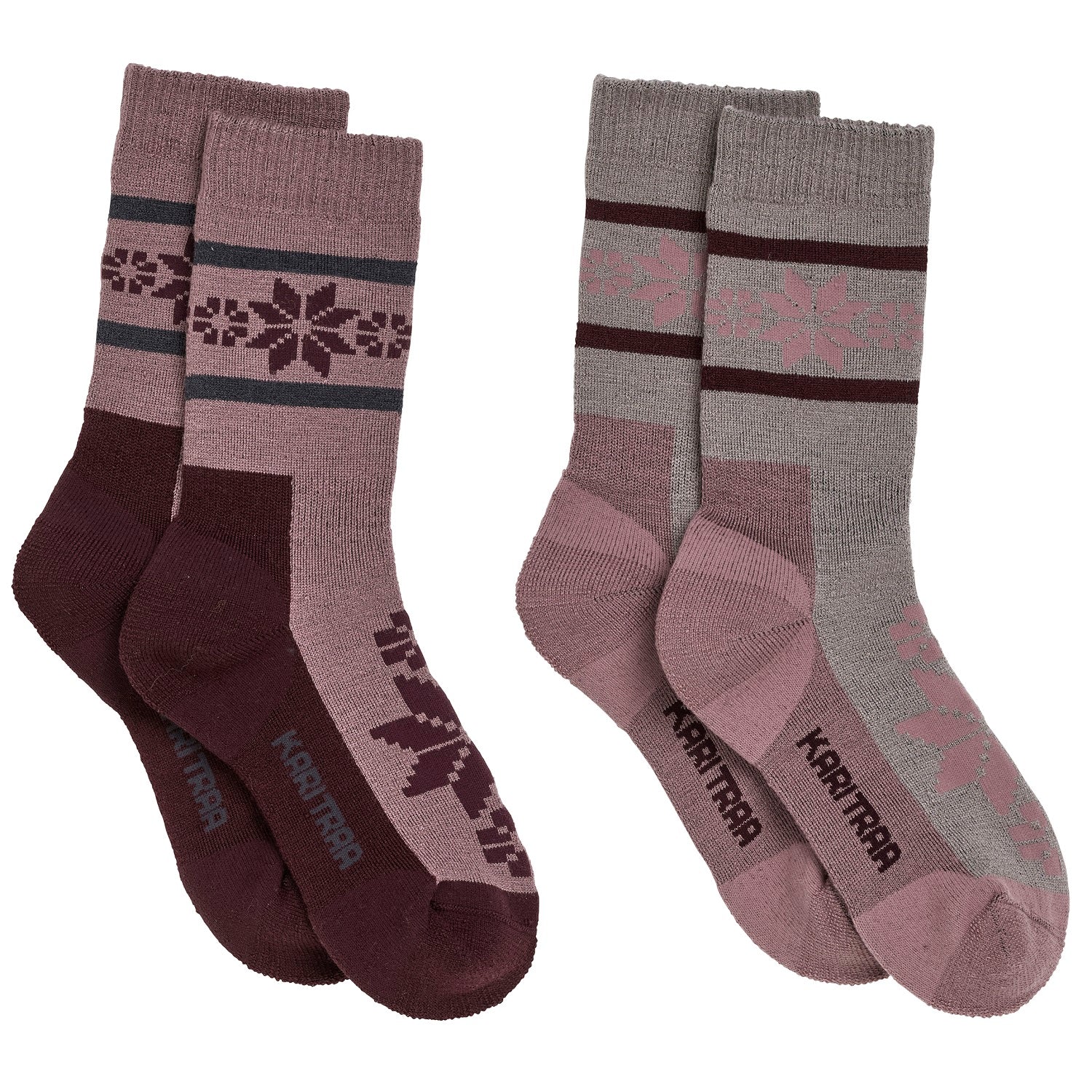 Kari Traa Rusa Sock Sportssokker Dame 2-pak - Taupe - Taupe