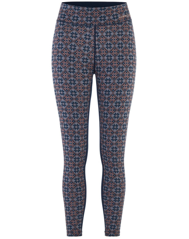 Kari Traa Rose Light High Waisted Pants Skiunderbukser Dame - Royal - Royal