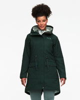 Kari Traa Tvinde Parka Damejakke - Pine Dark Green -