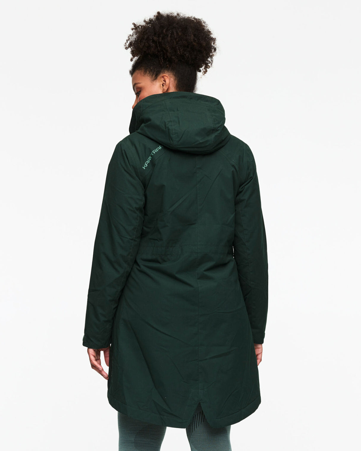 Kari Traa Tvinde Parka Damejakke - Pine Dark Green -