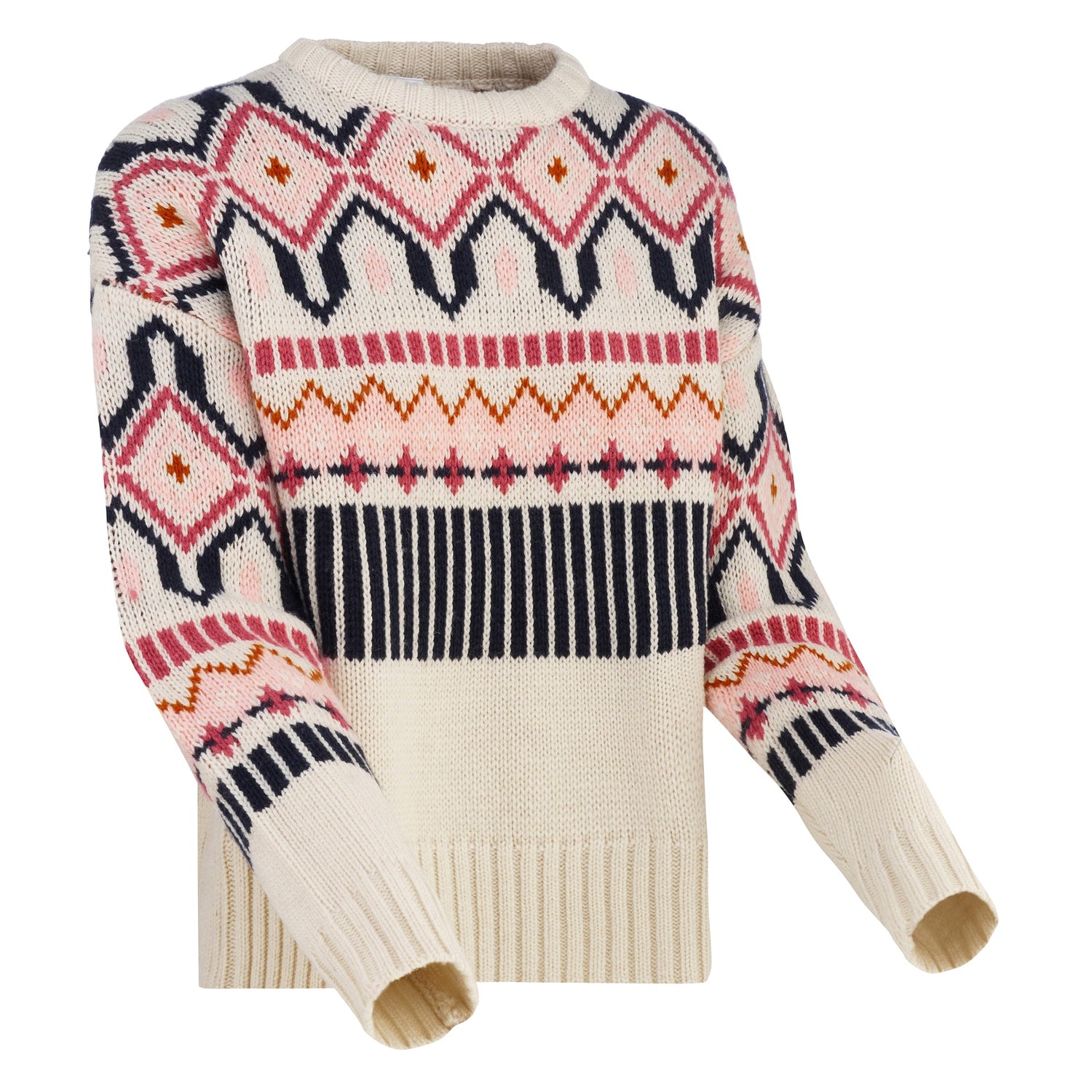 Kari Traa Mølster Knit Sweater Dame - Nwhite