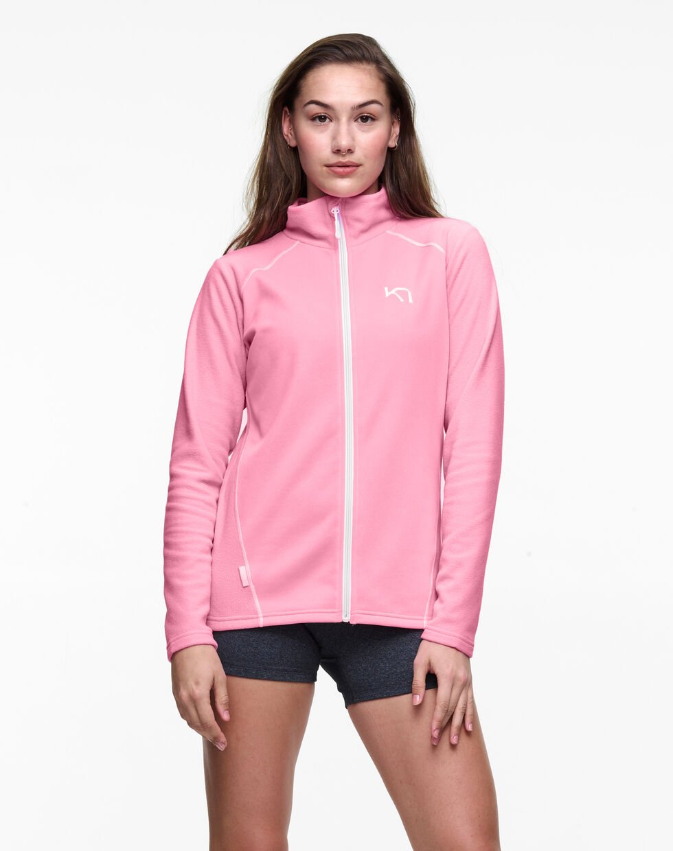 Kari Traa Kari Full-Zip Fleecejakke Dame - Prism Pink - Prism Pink