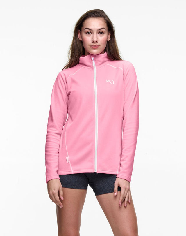 Kari Traa Kari Full-Zip Fleecejakke Dame - Prism Pink - Prism Pink