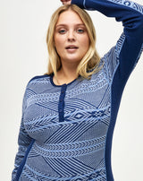 Kari Traa Sjarm Uldundertrøje 2XL-4XL – 100% Merino-uld -