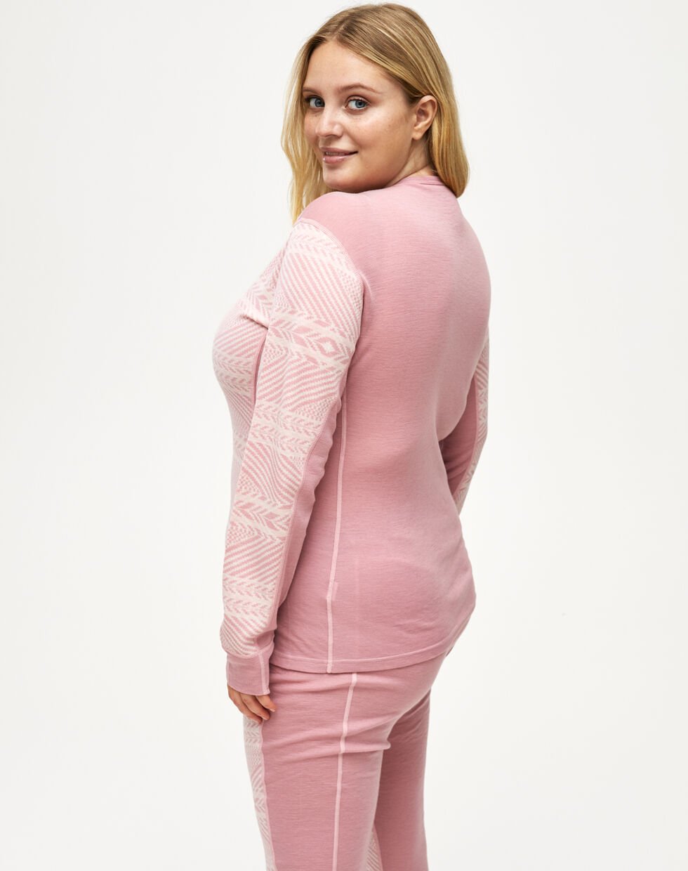 Kari Traa Sjarm Uldundertrøje 2XL-4XL – 100% Merino-uld -
