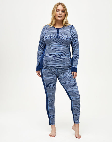 Kari Traa Sjarm Pant Uldunderbukser Plus Size – 100% Merino-uld -