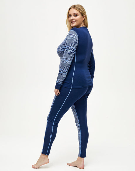 Kari Traa Sjarm Uldundertøj Sæt Dame Plus Size 2XL-4XL -