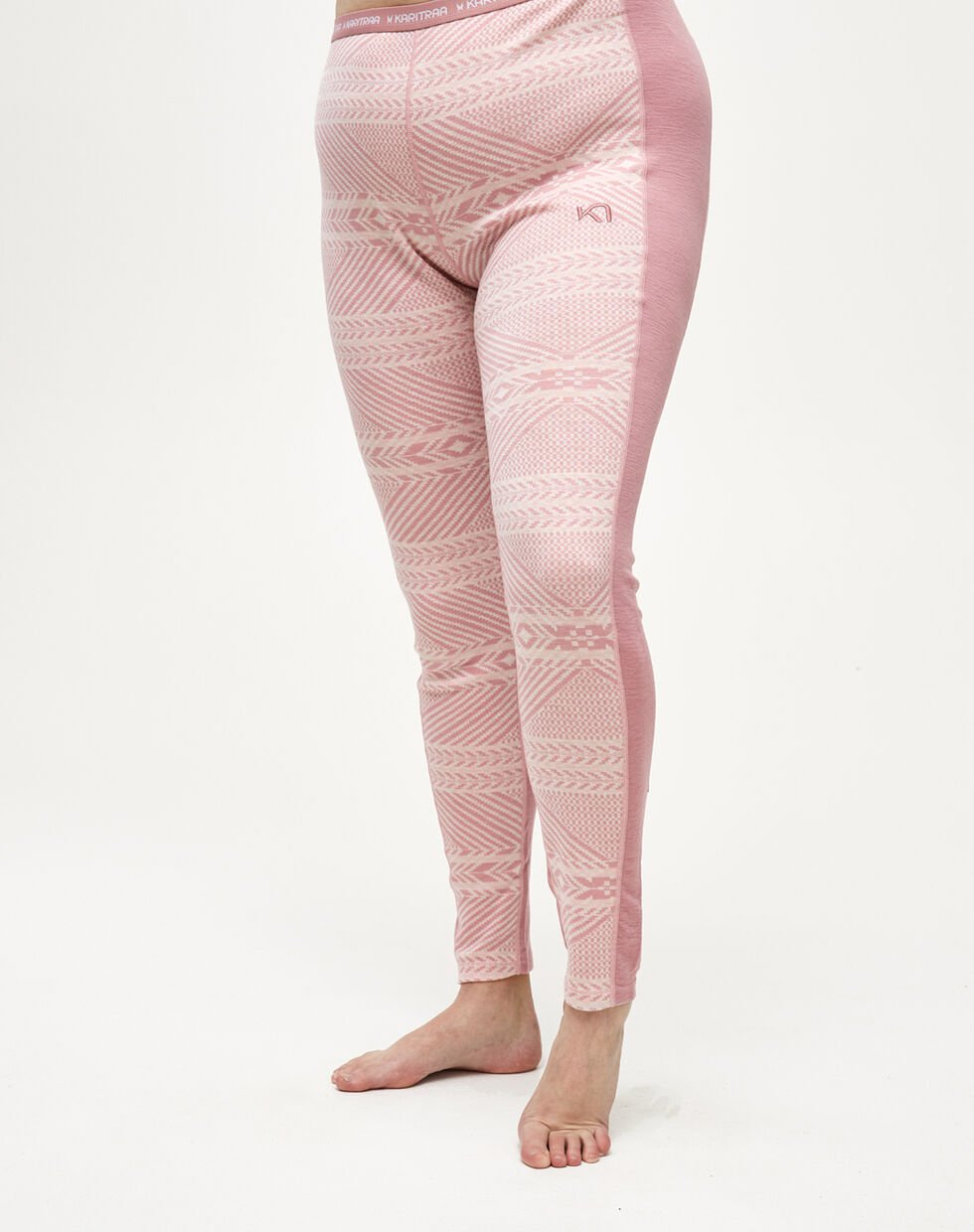 Kari Traa Sjarm Pant Uldunderbukser Plus Size – 100% Merino-uld - Pet