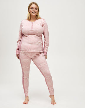 Kari Traa Sjarm Uldundertøj Sæt Dame Plus Size 2XL-4XL - Pet