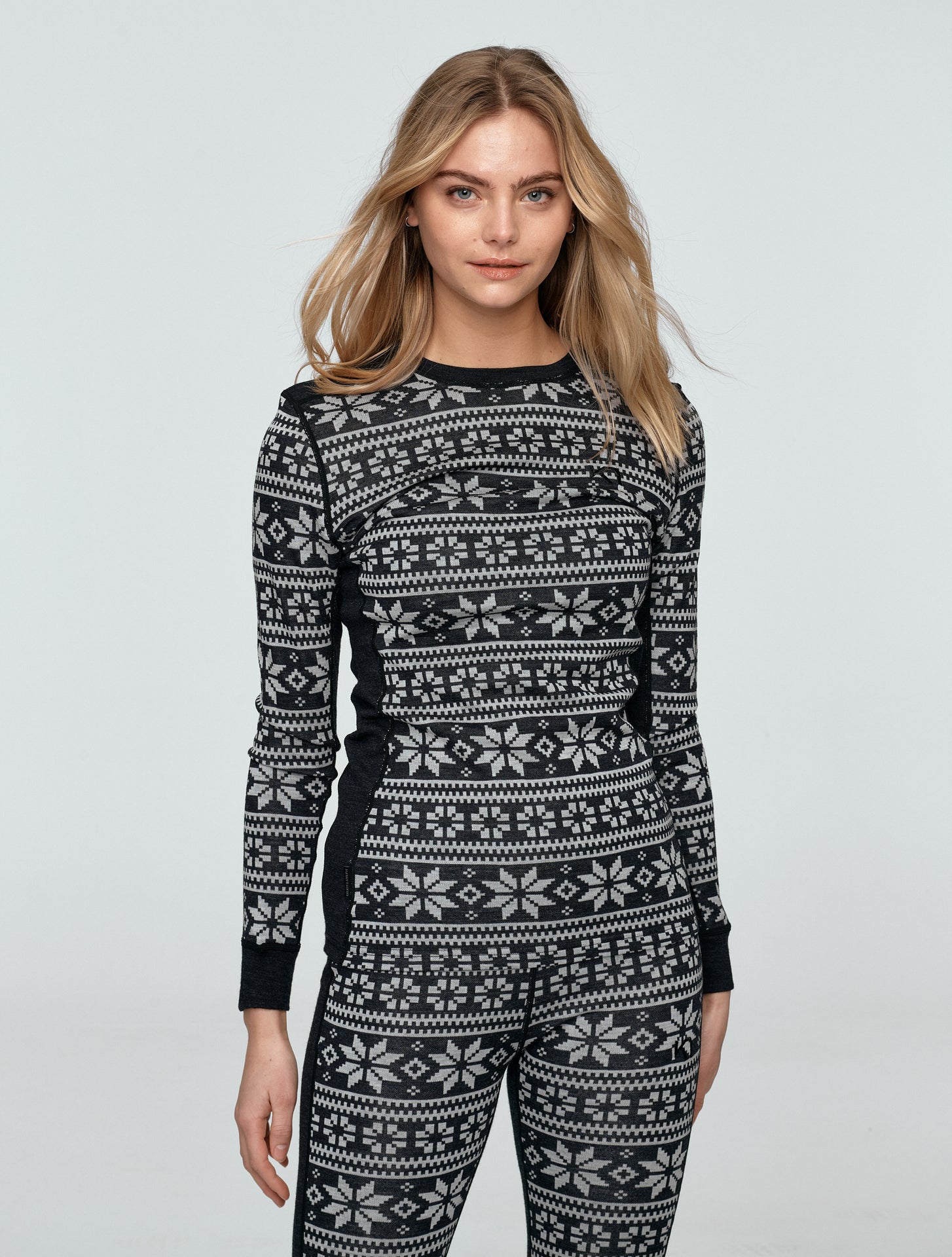 Kari Traa Knute Long Sleeve Skiundertrøje Dame - Black - Black