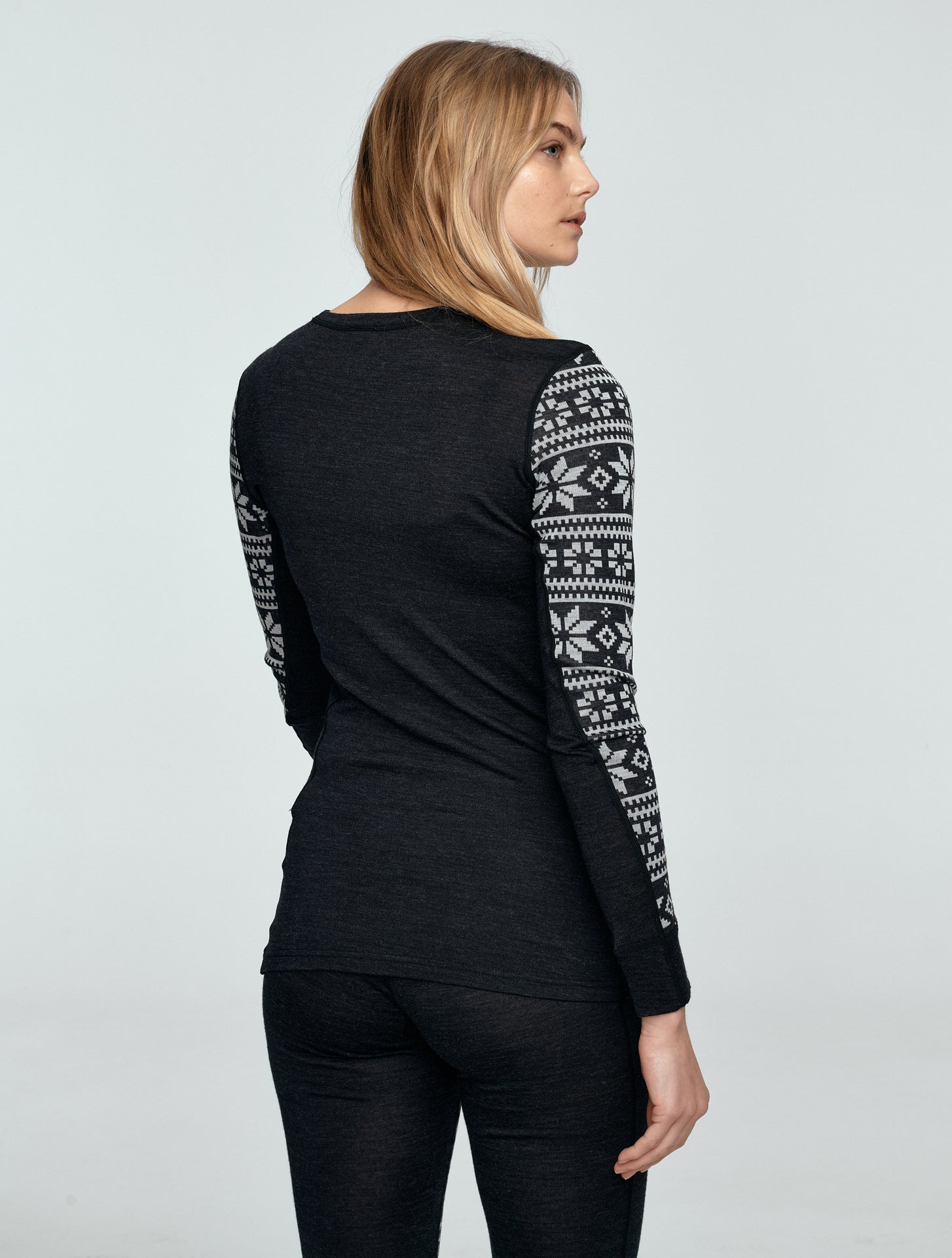 Kari Traa Knute Long Sleeve Skiundertrøje Dame - Black -