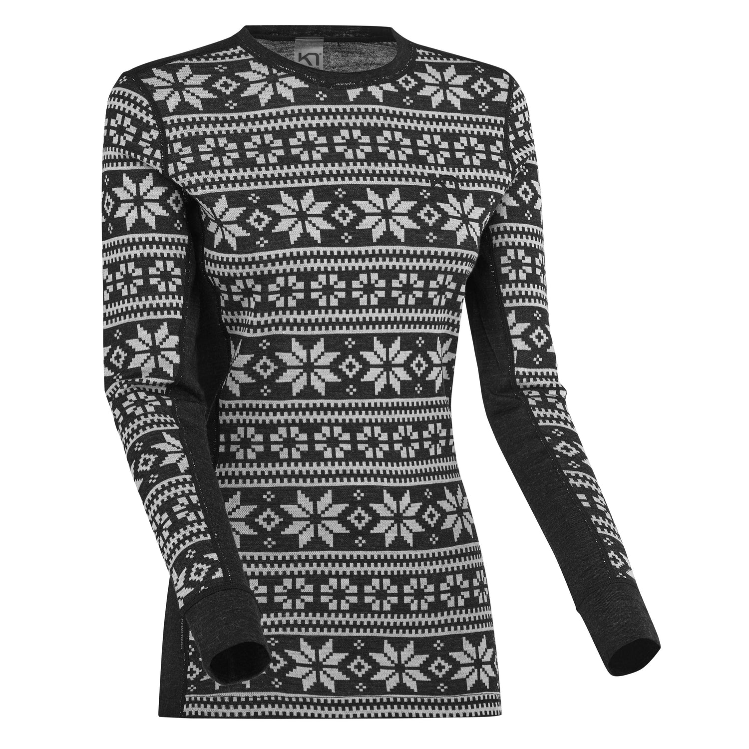 Kari Traa Knute Long Sleeve Skiundertrøje Dame - Black -